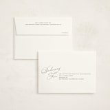 "Timeless Script" - Graduation Thank You Cards in Cotton by Susan Zinader - FREE Recipient Addressing