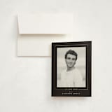 "Straight Arrow" - Foil-Pressed Graduation Thank You Cards in Truffle by Joanna Griffin - Card with Envelope