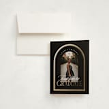 "Commencement" - Graduation Thank You Cards in Black Cap by Erin L. Wilson - Front