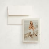 "Scripted Graduation Year" - Graduation Thank You Cards in Cloud by Jackie Crawford - Front