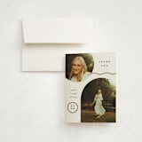 "periodically" - Graduation Thank You Cards in Snow by Everett Paper Goods - Front