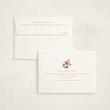 "Romantic Roses" - Graduation Thank You Cards in Blush by Teju Reval - FREE Recipient Addressing