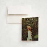 "tassel swash" - Graduation Thank You Cards in Mocha Latte by Kamala Nahas - Front