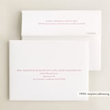 "block print" - Graduation Thank You Cards in Blush by Carolyn Hunt - FREE Recipient Addressing