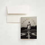 "Classy Arch Grad" - Graduation Thank You Cards in Cloud by Kristin Oliversen - Front