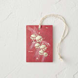 "Holiday Bells" - Gift Tags in Crimson by Corinne Malesic