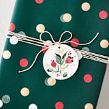 "Berries and Branches" - Gift Tags in Crimson by Makewells