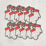 "Winter Mittens" - Gift Tag in Festive by Michelle Taylor
