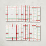 "Classic Merry Plaid" - Gift Tag in Peppermint by Baumbirdy