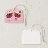 "Get Figgy With It" - Gift Tag in Candy by mo kelley
