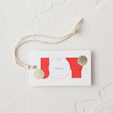 "Bold Joy" - Gift Tags in Poinsettia by Lori Wemple
