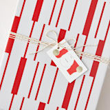 "Bold Joy" - Gift Tags in Poinsettia by Lori Wemple