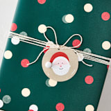 "Jolly Santa" - Gift Tags in Kraft by Erica Krystek