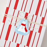 "Woodland Cheer" - Gift Tag in Frost by samovilka