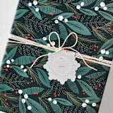 "Leafy Snowflake" - Gift Tags in Eggnog by Genna Blackburn