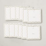 "Scallop Frame" - Gift Tag in Mist by Sara Hicks Malone