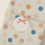 "Sweet Bow" - Gift Tag in Ruby by Jamie Alexander