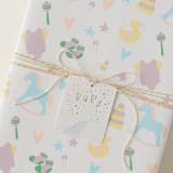 "Baby Elephant" - Gift Tag in Cloud by lori jacobs wemple