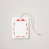 "Ribbon Frame Gift Tags" - Gift Tag in Multi by Olivia Kanaley Inman