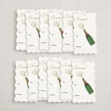 "Popping Bottles Foil-Pressed Gift Tags" - Gift Tag in Multi by Shari Margolin