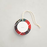 "Classic Christmas Plaid Foil-Pressed Gift Tags" - Gift Tag in Multi by Rebecca Durflinger