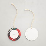 "Classic Christmas Plaid Foil-Pressed Gift Tags" - Gift Tag in Multi by Rebecca Durflinger
