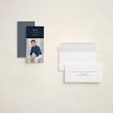 "Classic Announcement" - Graduation Announcements in Navy by Stacy Maalouf - Assembled