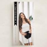 "Corner Stole" - Graduation Announcements in Noir by Jackie Crawford - Front