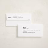 "Lastly" - Graduation Announcements in Ink by Blustery August - FREE Recipient Addressing