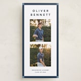 "Bennett" - Graduation Announcements in Navy by Kelly Watkins - Front