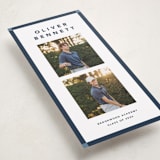 "Bennett" - Graduation Announcements in Navy by Kelly Watkins - Detail