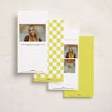 "Bright and Bold" - Graduation Announcements in Lemon by Kristen Knechtel - Back of Card Options