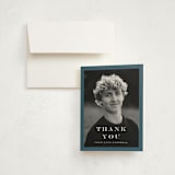 "Forever Young" - Graduation Thank You Cards in Rain by Carolyn MacLaren - Front