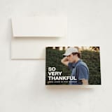 "The Graduate" - Graduation Thank You Cards in Cloud by Maria Alou - Front