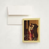 "Edge Play" - Graduation Thank You Cards in Golden Hour by Leia Matt - Front
