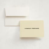 "Ludlow" - Graduation Thank You Cards in Cream by Megan Davis - Front