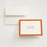 "Campus" - Graduation Thank You Cards in Burnt Orange by Megan Davis - Front