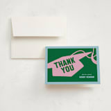 "Capped" - Graduation Thank You Cards in Roses by Inkblot Design - Front