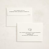 "Outlined" - Graduation Thank You Cards in Butter by Inkblot Design - FREE Recipient Addressing