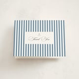 "Preppy Frame" - Graduation Thank You Cards in Navy by Owl and Toad - Front