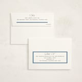 "Preppy Frame" - Graduation Thank You Cards in Navy by Owl and Toad - FREE Recipient Addressing