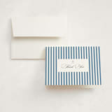 "Preppy Frame" - Graduation Thank You Cards in Navy by Owl and Toad - Front