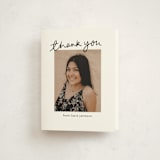 "Tassel turned, diploma earned" - Graduation Thank You Cards in Noir by Abbigail Lim - Front