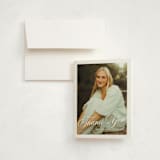"mustacciuoli" - Graduation Thank You Cards in Crystal by chocomocacino - Front