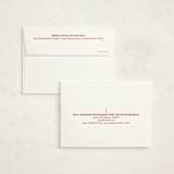 "graduate's stole" - Graduation Thank You Cards in Cardinal by elena diaz - FREE Recipient Addressing