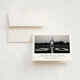 "Modern Grid" - Graduation Thank You Cards in Golden by Erica Krystek - Front