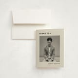 "Fourth Quarter" - Graduation Thank You Cards in Sandstone by Olivia Raufman - Front