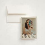"The Cover" - Graduation Thank You Cards in Mist by Gwen Bedat - Front