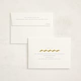 "wavy frame" - Graduation Thank You Cards in Aqua by Baumbirdy - FREE Recipient Addressing