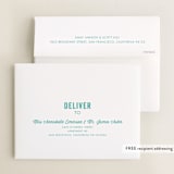 "Let's Party" - Graduation Thank You Cards in Teal by Jana Volfova - FREE Recipient Addressing
